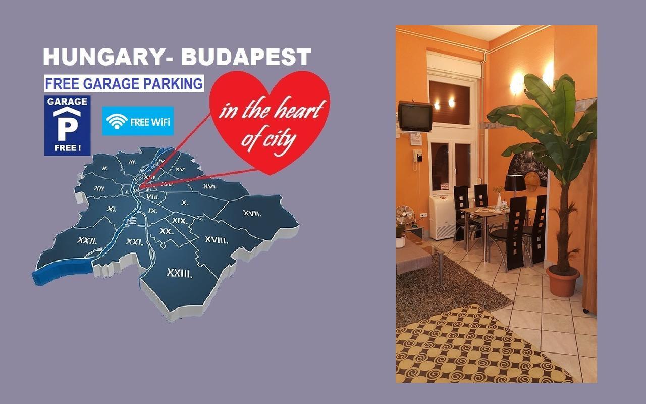 Apartment In The Center Of Budapest -Free Garage Parking Bagian luar foto
